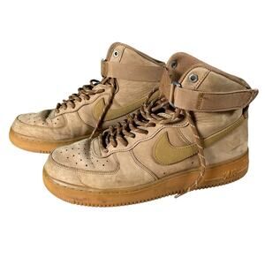 Nike Air Force 1 High '07 LV8 Flax Mens Size 10.5 Wheat Athletic Shoes Sneakers
